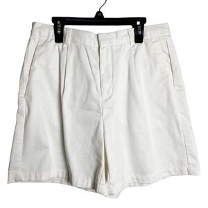 Dockers -‎ White Pleated Classic Fit Shorts - Sz. 10